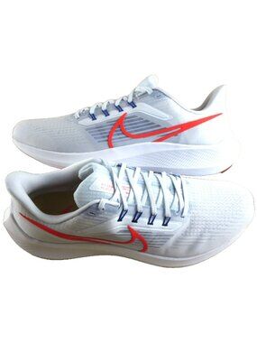 Nike Men's Air Zoom Pegasus 39 Running Shoes Football Grey Crimson Red Sizes